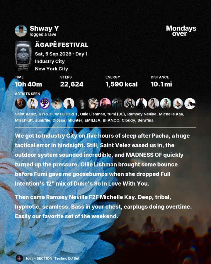 ÄGAPĒ Festival, the recap, slide 2