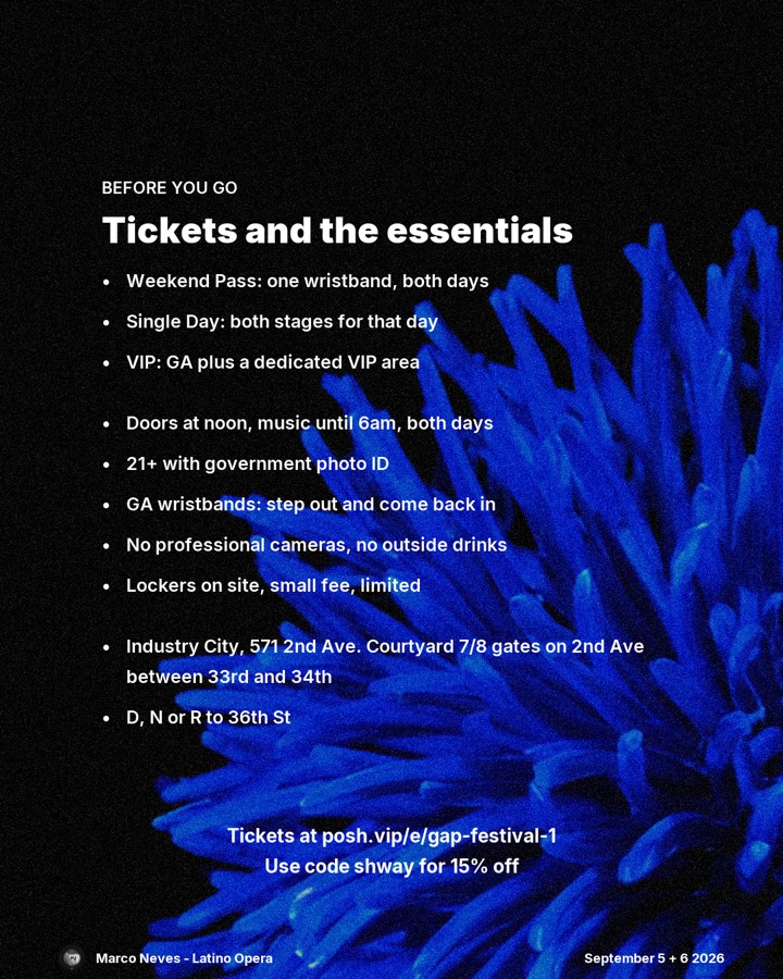 ÄGAPĒ Festival, stage by stage, slide 7