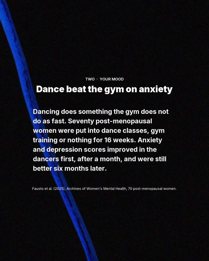 3 reasons to never stop dancing, slide 3