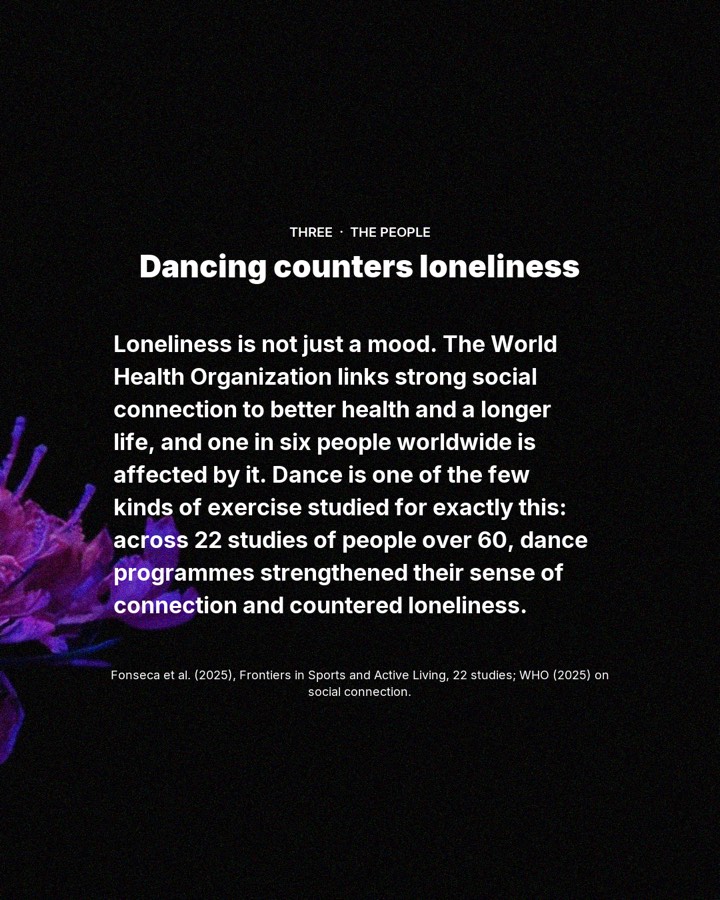 3 reasons to never stop dancing, slide 4