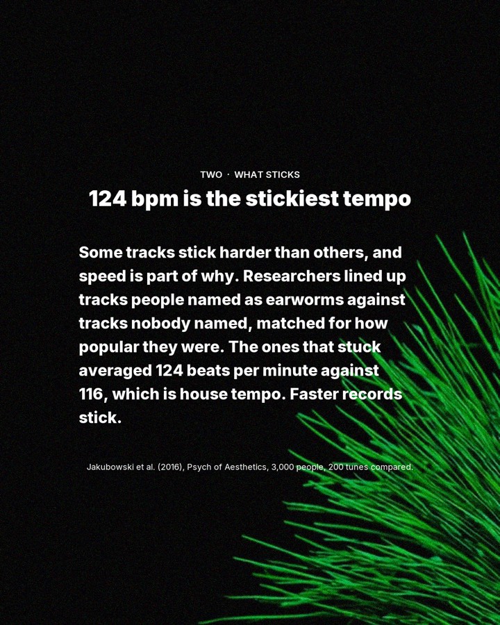 3 weird facts about tracks that get stuck in your head, slide 3