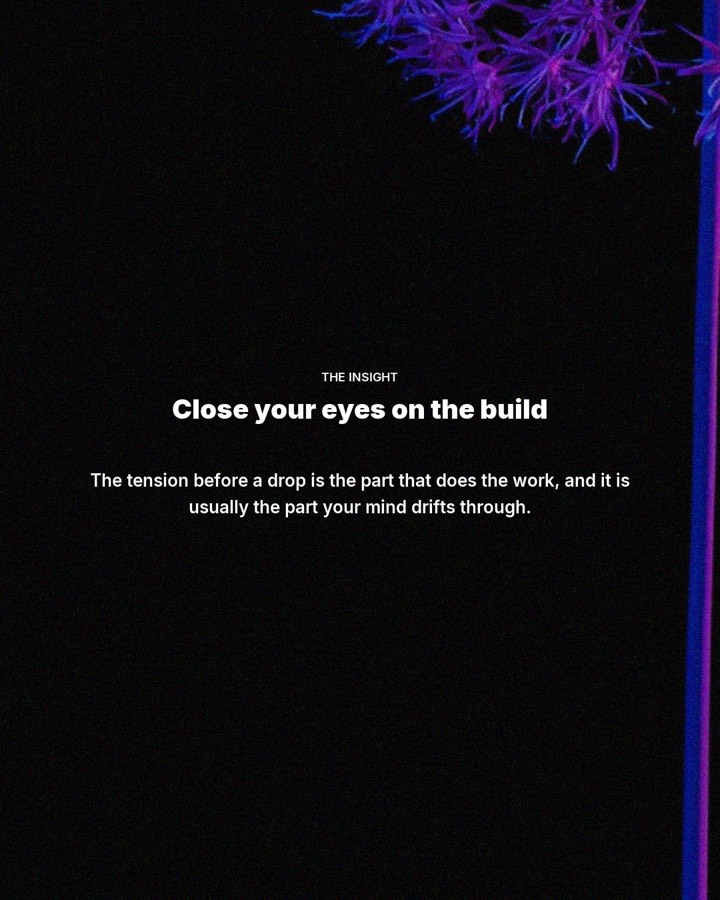 Closing your eyes changes how hard the music lands, slide 4