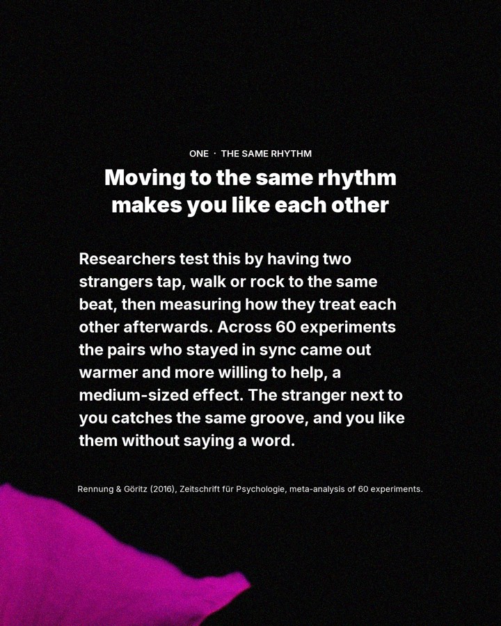 3 reasons you drift toward the same people every rave, slide 2