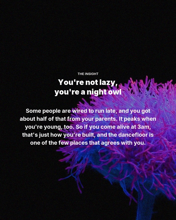 Your 3am energy is partly genetic, slide 2
