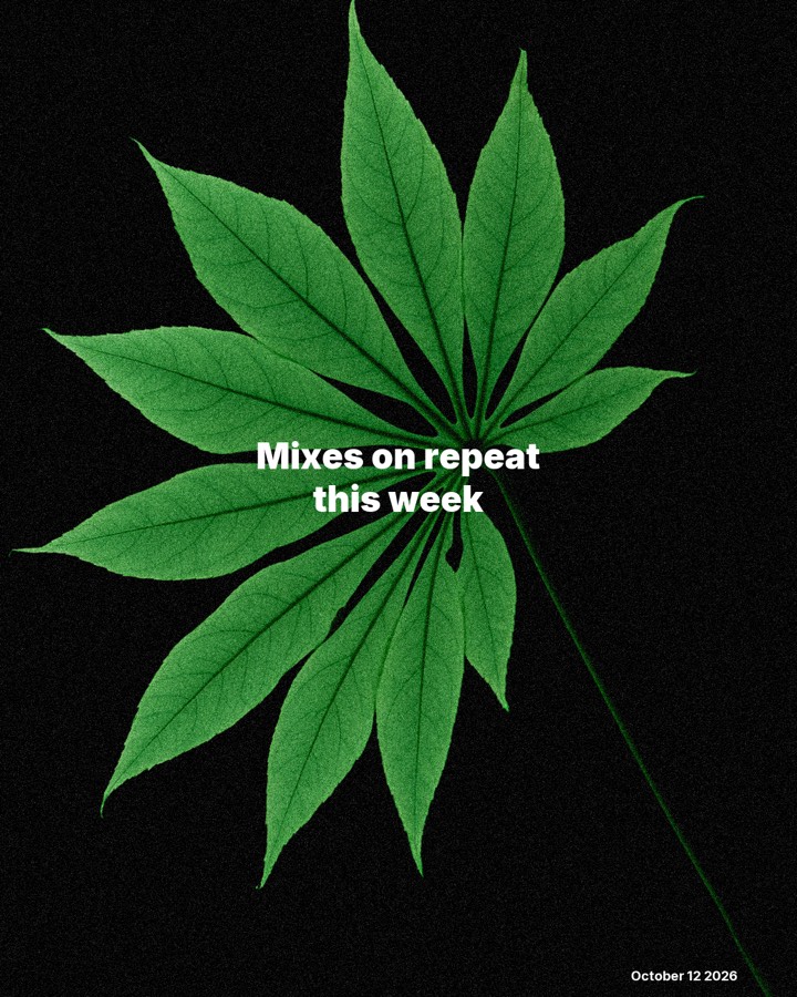 Mixes on repeat this week: October 12, 2026, slide 1