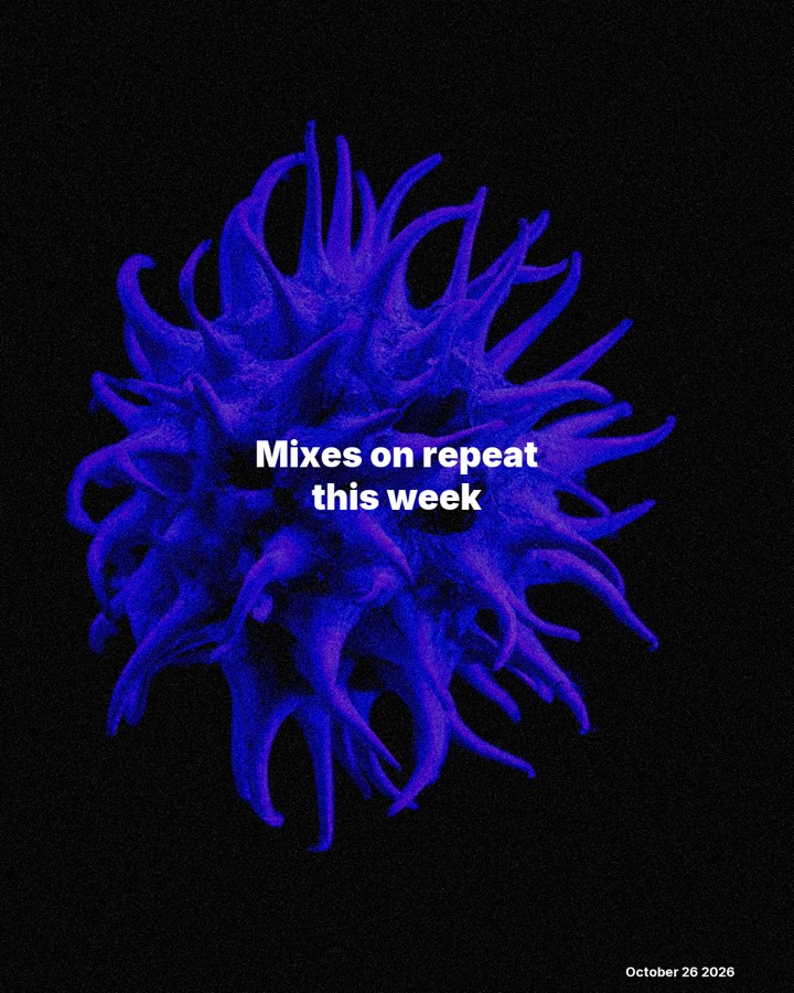 Mixes on repeat this week: October 26, 2026, slide 1