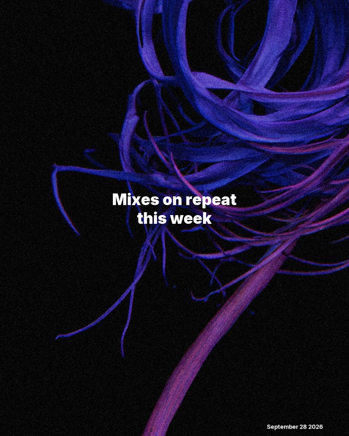 Mixes on repeat this week: September 28, 2026, slide 1