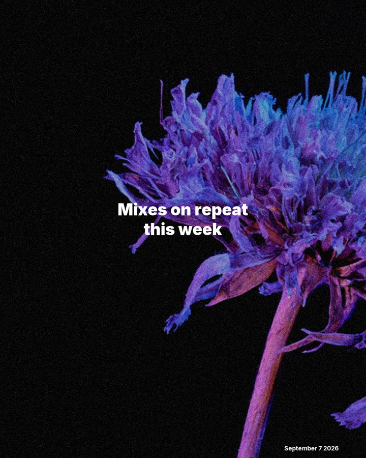 Mixes on repeat this week: September 7, 2026, slide 1