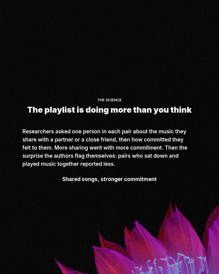 Sharing music leads to more commitment, slide 2
