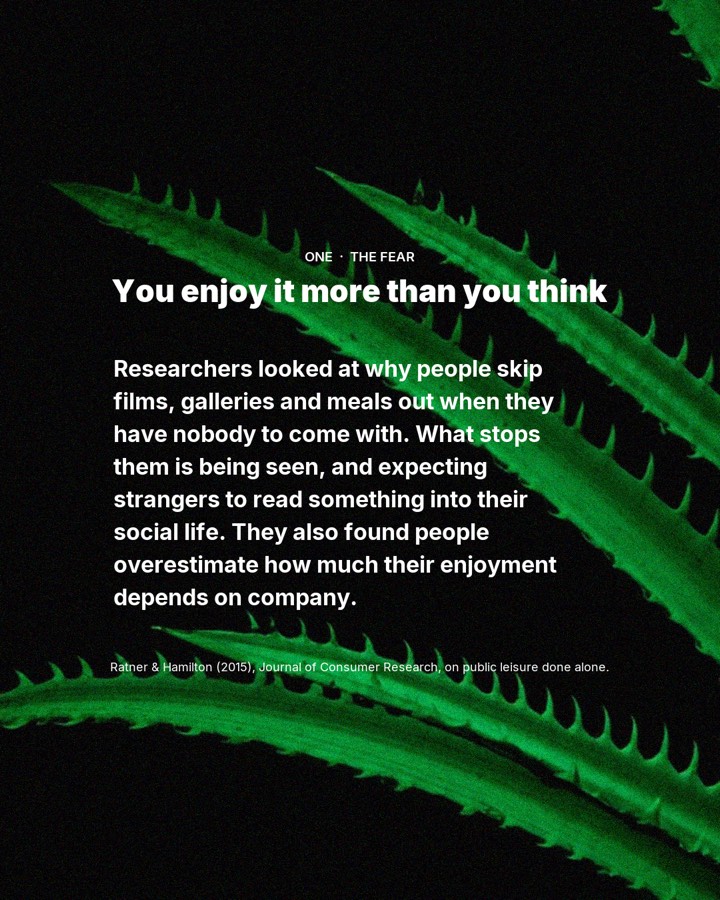 3 reasons everyone should rave alone once, slide 2