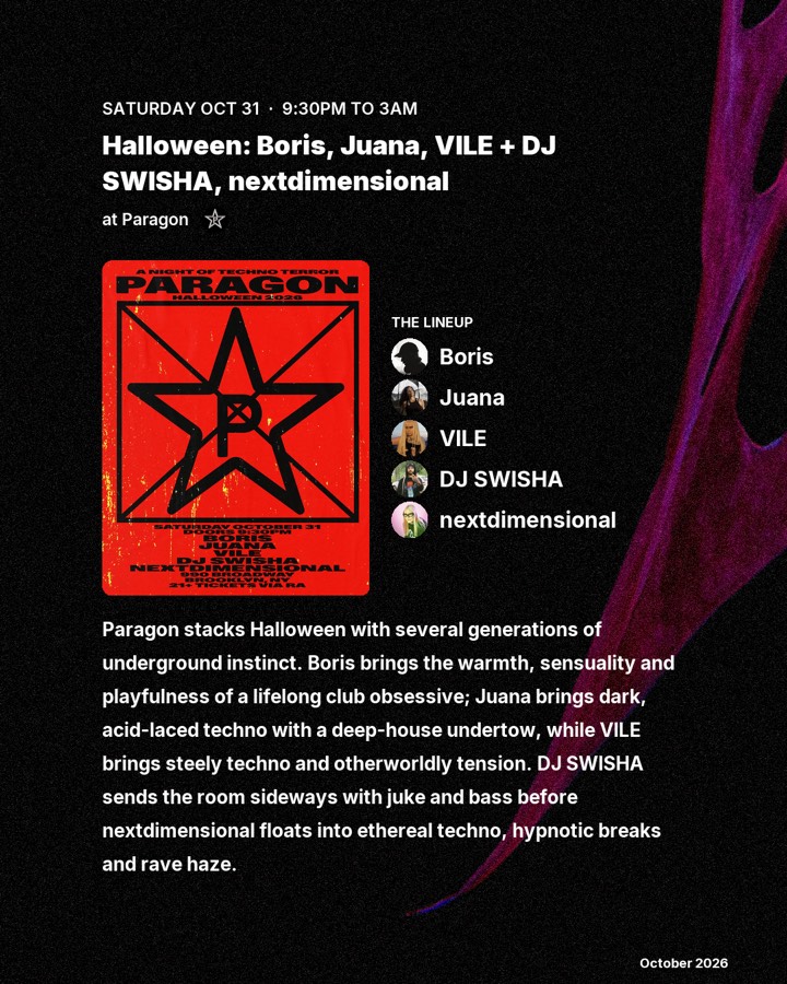 This weekend in New York: October 30, 2026, slide 9